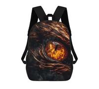 sinyumoney Mochila Escolar Para Niños 17inch Mochila Escolar Para Niños Earth Dragons Amber Eye Mochila Escolar Informal De Moda Mochilas De Viaje Con Estampado 3D Divertidas Y Geniales