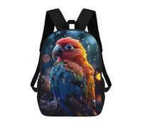 sinyumoney Mochila Escolar Para Niños 17inch Mochila Escolar Para Niños Epic Rainy Lovebird Mochila Escolar Informal De Moda Mochilas De Viaje Con Estampado 3D Divertidas Y Geniales