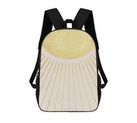 sinyumoney Mochila Escolar Para Niños 17inch Mochila Escolar Para Niños Geometric Lines XIII Mochila Escolar Informal De Moda Mochilas De Viaje Con Estampado 3D Divertidas Y Geniales