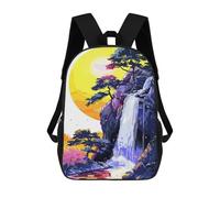 sinyumoney Mochila Escolar Para Niños 17inch Mochila Escolar Para Niños Natural Beauty Mochila Escolar Informal De Moda Mochilas De Viaje Con Estampado 3D Divertidas Y Geniales