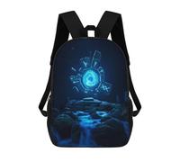 sinyumoney Mochila Escolar Para Niños 17inch Mochila Escolar Para Niños Portal Through Space Mochila Escolar Informal De Moda Mochilas De Viaje Con Estampado 3D Divertidas Y Geniales