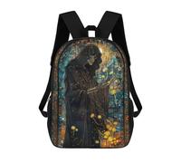 sinyumoney Mochila Escolar Para Niños 17inch Mochila Escolar Para Niños Reaper Dandelion Skull Mochila Escolar Informal De Moda Mochilas De Viaje Con Estampado 3D Divertidas Y Geniales
