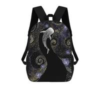 sinyumoney Mochila Escolar Para Niños 17inch Mochila Escolar Para Niños Star Eater VanGogh COLORED Mochila Escolar Informal De Moda Mochilas De Viaje Con Estampado 3D Divertidas Y Geniales