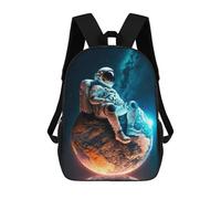 sinyumoney Mochila Escolar Para Niños Above The World Mochila De Moda Para Adolescentes Mochila Informal Para Niños Y Niñas Mochila Escolar Con Impresión 3D 17inch