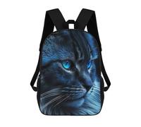 Sinyumoney Mochila escolar para niños Cat Close Up Mochila Casual para Viajes, Impreso en 3D, para niños y niñas, gran capacidad, Cat Close Up, 17"