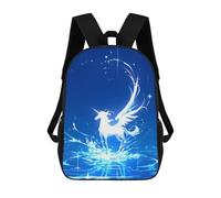 sinyumoney Mochila Escolar Para Niños Celestial Pagasus Mochila De Moda Para Adolescentes Mochila Informal Para Niños Y Niñas Mochila Escolar Con Impresión 3D 17inch