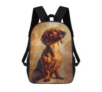 sinyumoney Mochila Escolar Para Niños Classic Dachshund Posing Mochilas Para Libros Mochila Informal De Viaje Con Impresión 3D Para Niños Y Niñas Mochila De Gran Capacidad 17inch