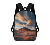 sinyumoney Mochila Escolar Para Niños Desert Twilight Rush Mochila De Moda Para Adolescentes Mochila Informal Para Niños Y Niñas Mochila Escolar Con Impresión 3D 17inch