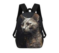 sinyumoney Mochila Escolar Para Niños Devon Rex Cat Treasured Mochilas Para Libros Mochila Informal De Viaje Con Impresión 3D Para Niños Y Niñas Mochila De Gran Capacidad 17inch