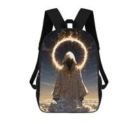 sinyumoney Mochila Escolar Para Niños Faceless Celestial Being Mochila De Moda Para Adolescentes Mochila Informal Para Niños Y Niñas Mochila Escolar Con Impresión 3D 17inch