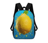 sinyumoney Mochila Escolar Para Niños Funny Lemon Mochilas Para Libros Mochila Informal De Viaje Con Impresión 3D Para Niños Y Niñas Mochila De Gran Capacidad 17inch