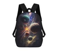 sinyumoney Mochila Escolar Para Niños Galactic Dreamscape -19 Mochilas Para Libros Mochila Informal De Viaje Con Impresión 3D Para Niños Y Niñas Mochila De Gran Capacidad 17inch