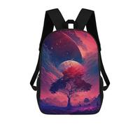 sinyumoney Mochila Escolar Para Niños Galactic Dreamscape -42 Mochilas Para Libros Mochila Informal De Viaje Con Impresión 3D Para Niños Y Niñas Mochila De Gran Capacidad 17inch