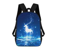 sinyumoney Mochila Escolar Para Niños Glowing Unicorn Mochila De Moda Para Adolescentes Mochila Informal Para Niños Y Niñas Mochila Escolar Con Impresión 3D 17inch