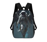 sinyumoney mochila escolar para niños impreso en 3D árbol de Navidad mochila deportiva para niños y niñas, mochila de moda, Ascensión cósmica, 17"