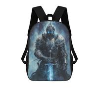 sinyumoney mochila escolar para niños impreso en 3D árbol de Navidad mochila deportiva para niños y niñas, mochila de moda, The Frozen Guardian, 17"