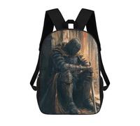 sinyumoney mochila escolar para niños impreso en 3D árbol de Navidad mochila deportiva para niños y niñas, mochila de moda, Burden Of Duty, 17"