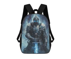 sinyumoney mochila escolar para niños impreso en 3D árbol de Navidad mochila deportiva para niños y niñas, mochila de moda, The Frozen Guardian, 17"