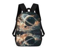 sinyumoney Mochila Escolar Para Niños Interstellar Dreamscape Mochila De Moda Para Adolescentes Mochila Informal Para Niños Y Niñas Mochila Escolar Con Impresión 3D 17inch