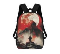sinyumoney Mochila Escolar Para Niños Japan Shinobi Poster Mochilas Para Libros Mochila Informal De Viaje Con Impresión 3D Para Niños Y Niñas Mochila De Gran Capacidad 17inch