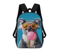 sinyumoney Mochila Escolar Para Niños Koala BubbleGum Mochila De Moda Para Adolescentes Mochila Informal Para Niños Y Niñas Mochila Escolar Con Impresión 3D 17inch