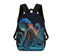 sinyumoney Mochila Escolar Para Niños Octopus Animal Mochilas Para Libros Mochila Informal De Viaje Con Impresión 3D Para Niños Y Niñas Mochila De Gran Capacidad 17inch