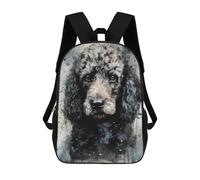 sinyumoney Mochila Escolar Para Niños Poodle Dog Furry Elegance Mochilas Para Libros Mochila Informal De Viaje Con Impresión 3D Para Niños Y Niñas Mochila De Gran Capacidad 17inch