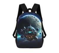 sinyumoney Mochila Escolar Para Niños Space Planets Mochila De Moda Para Adolescentes Mochila Informal Para Niños Y Niñas Mochila Escolar Con Impresión 3D 17inch