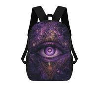 sinyumoney Mochila Escolar Para Niños The All Seeing Eye Mochilas Para Libros Mochila Informal De Viaje Con Impresión 3D Para Niños Y Niñas Mochila De Gran Capacidad 17inch