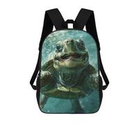 sinyumoney Mochila Escolar Para Niños Turtle Sea Mochilas Para Libros Mochila Informal De Viaje Con Impresión 3D Para Niños Y Niñas Mochila De Gran Capacidad 17inch