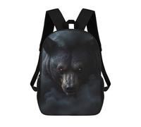 sinyumoney Mochila Escolar Para Niños Wild Bear Halloween Mochilas Para Libros Mochila Informal De Viaje Con Impresión 3D Para Niños Y Niñas Mochila De Gran Capacidad 17inch