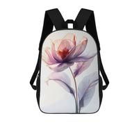 sinyumoney Mochila Escolar Pink Iris Flowers Impresa En 3D Para Libros, Mochilas De Moda, Mochilas De Gran Capacidad, Mochilas De Viaje Para Niños