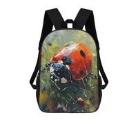 Sinyumoney Mochila Escolar/Profesional/Resistente Para Ordenador Portátil, Ideal Para Camping, Aventuras Al Aire Libre Y Viajes Diarios., The Lazy Ladybug, 17"