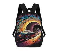 sinyumoney Mochila Escolar Race Around The Black Hole Impresa En 3D Con Bolsillos Grandes Para Niños, Mochilas Infantiles, Bolsas Para Libros, Mochila Escolar Para Niños 17inch