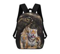sinyumoney Mochila Escolar TiGER 01 Impresa En 3D Para Libros, Mochilas De Moda, Mochilas De Gran Capacidad, Mochilas De Viaje Para Niños