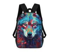 sinyumoney Mochila Escolar Wolf Drawing Mochila Para Niños Y Niñas, Mochila Escolar, Mochila Universitaria, Mochila De Negocios, Mochila De Viaje, Mochila De Trabajo 17inch