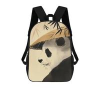 sinyumoney Mochila Escolar Zen Bamboo Panda Bear Impresa En 3D Para Libros, Mochilas De Moda, Mochilas De Gran Capacidad, Mochilas De Viaje Para Niños
