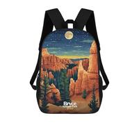 sinyumoney Mochila Infantil 3D Bryce Canyon National Park Mochilas Estampadas Mochila Escolar Ligera Mochila Escolar Divertida Y Moderna Mochila De Día Para Estudiantes Para Niños 17inch