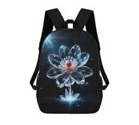 sinyumoney Mochila Infantil 3D Cosmic Flower Mochilas Estampadas Mochila Escolar Mochilas Escolares Ligeras Mochila Divertida Y Moderna Mochila De Día Para Estudiantes Para Niños 17inch