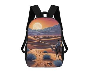 sinyumoney Mochila Infantil 3D Cosmic Twilight Journey Mochilas Estampadas Mochila Escolar Mochilas Escolares Ligeras Mochila Divertida Y Moderna Mochila De Día Para Estudiantes Para Niños 17inch