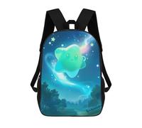 sinyumoney Mochila Infantil 3D Cute Star in Polar Lights Mochilas Estampadas Mochila Escolar Mochilas Escolares Ligeras Mochila Divertida Y Moderna Mochila De Día Para Estudiantes Para Niños 17inch