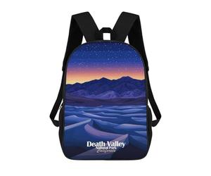 sinyumoney Mochila Infantil 3D Death Valley National Park Mochilas Estampadas Mochila Escolar Ligera Mochila Escolar Divertida Y Moderna Mochila De Día Para Estudiantes Para Niños 17inch