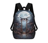 sinyumoney Mochila Infantil 3D Elegant Fantasy Gate Mochilas Estampadas Mochila Escolar Mochilas Escolares Ligeras Mochila Divertida Y Moderna Mochila De Día Para Estudiantes Para Niños 17inch