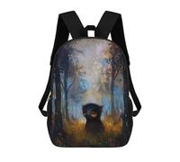 sinyumoney Mochila Infantil 3D Enchanted Forest Mochilas Estampadas Mochila Escolar Mochilas Escolares Ligeras Mochila Divertida Y Moderna Mochila De Día Para Estudiantes Para Niños 17inch