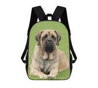 sinyumoney Mochila Infantil 3D English Mastiff Mochilas Estampadas Mochila Escolar Ligera Mochila Escolar Divertida Y Moderna Mochila De Día Para Estudiantes Para Niños 17inch