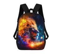 sinyumoney Mochila Infantil 3D Flaming Lion Artwork -6 Mochilas Estampadas Mochila Escolar Mochilas Escolares Ligeras Mochila Divertida Y Moderna Mochila De Día Para Estudiantes Para Niños 17inch