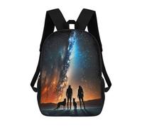 sinyumoney Mochila Infantil 3D Galaxy Pathfinders Mochilas Estampadas Mochila Escolar Ligera Mochila Escolar Divertida Y Moderna Mochila De Día Para Estudiantes Para Niños 17inch