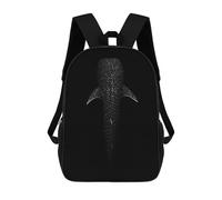 sinyumoney Mochila Infantil 3D Gentle Giant Whale Shark Mochilas Estampadas Mochila Escolar Mochilas Escolares Ligeras Mochila Divertida Y Moderna Mochila De Día Para Estudiantes Para Niños 17inch