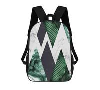 sinyumoney Mochila Infantil 3D Geometric And Floral 10 Mochilas Estampadas Mochila Escolar Mochilas Escolares Ligeras Mochila Divertida Y Moderna Mochila De Día Para Estudiantes Para Niños 17inch