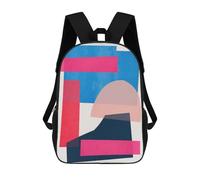 sinyumoney Mochila Infantil 3D Geometric Collage 19 Mochilas Estampadas Mochila Escolar Mochilas Escolares Ligeras Mochila Divertida Y Moderna Mochila De Día Para Estudiantes Para Niños 17inch